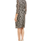 Jessica Howard Women's Lace Overlay Dress Gray Size 6 Petite