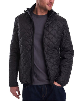 Barbour Men's Tropo Quilted Jacket Black Size X-Large