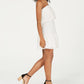 City Studios Women's Lace Ruffled Mini Dress White Size 9
