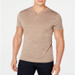Alfani Men's End On End Dot T-Shirt Brown Size Small