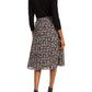 Maison Jules Women's Floral Midi Skirt Black Size X-Small