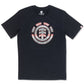 Element Men's Seeker Icon Graphic T-Shirt Black Size Small