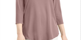 Alfani Women's Front Cutout Cold Shoulder Top Rose Size XX-Large