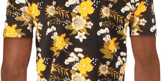 Puma Men's Trend All Over Print T-Shirt Black Size Medium