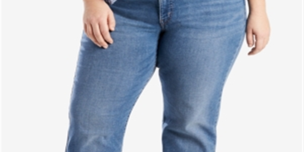 Levi's Women's Straight Leg Jeans Blue Size 24W