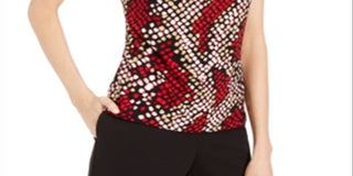 Calvin Klein Women's Pleated-Neck Top Size Petite M