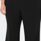 Charter Club Women's Plus Tummy Slimming Relaxed Fit Trouser Pants Black Size 14W