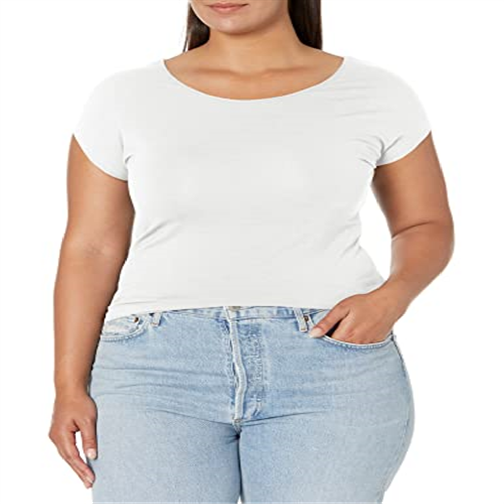 Downeast Women's Essential Tops T-Shirts White Size M