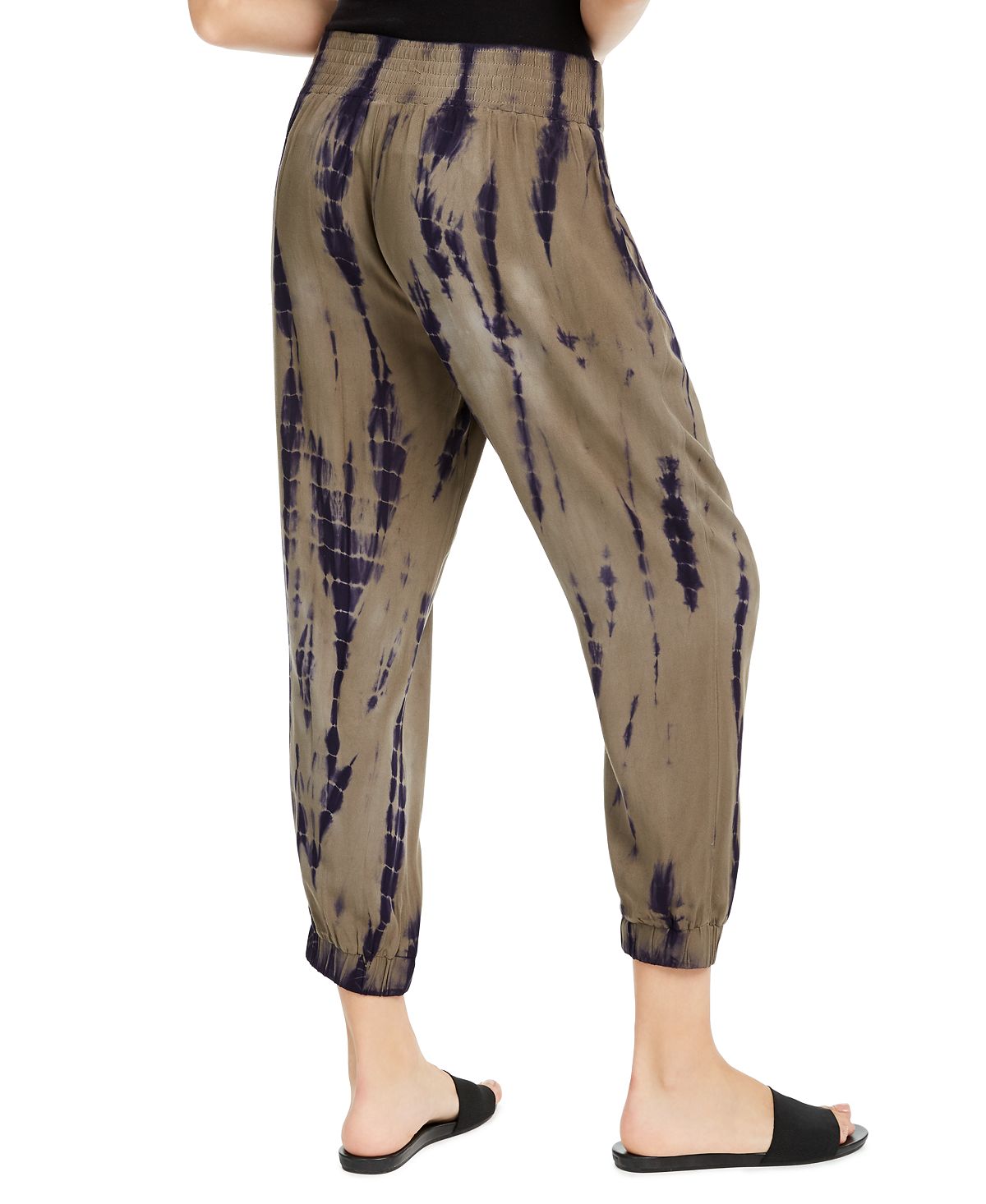 Rewash Junior's Tie Dyed Jogger Pants Blue Size X-Small