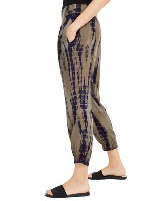 Rewash Junior's Tie Dyed Jogger Pants Blue Size X-Small