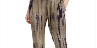 Rewash Junior's Tie Dyed Jogger Pants Blue Size X-Small