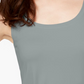 Alfani Women's Sleeveless Scoop Neck Tank Top Gray Size Large