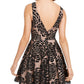 City Studios Junior's Embellished Floral Burnout Velvet Dress Pink Size 9