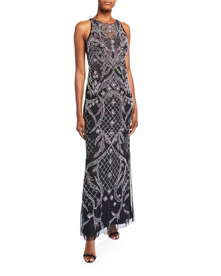 Aidan Mattox Women's Polyester Evening Dress Wine Size 10