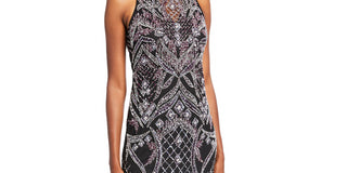 Aidan Mattox Women's Polyester Evening Dress Wine Size 10