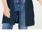 Charter Club Women's Textured Ribbed Open Cardigan Sweater Blue Size X-Small