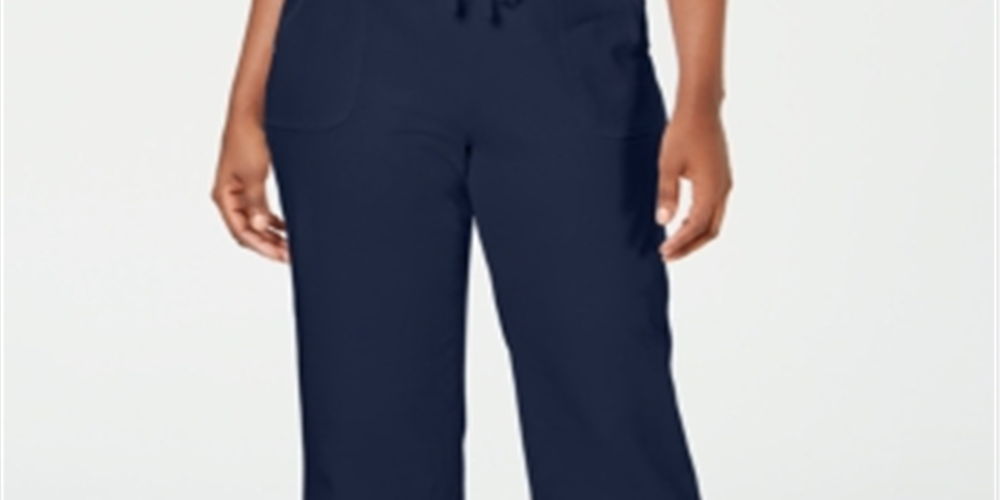 Karen Scott Women's French Terry Capri Pants Blue Size Petite S