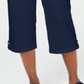 Karen Scott Women's French Terry Capri Pants Blue Size Petite S