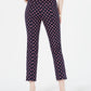 Charter Club Women's Printed Capri Pants Blue Size 14