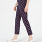 Charter Club Women's Printed Capri Pants Blue Size 14