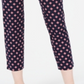 Charter Club Women's Printed Capri Pants Blue Size 14