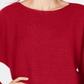 IINC International Concepts Women's Sweater Dolman Sleeve Ribbed Knit Pullover Red Size X-Small