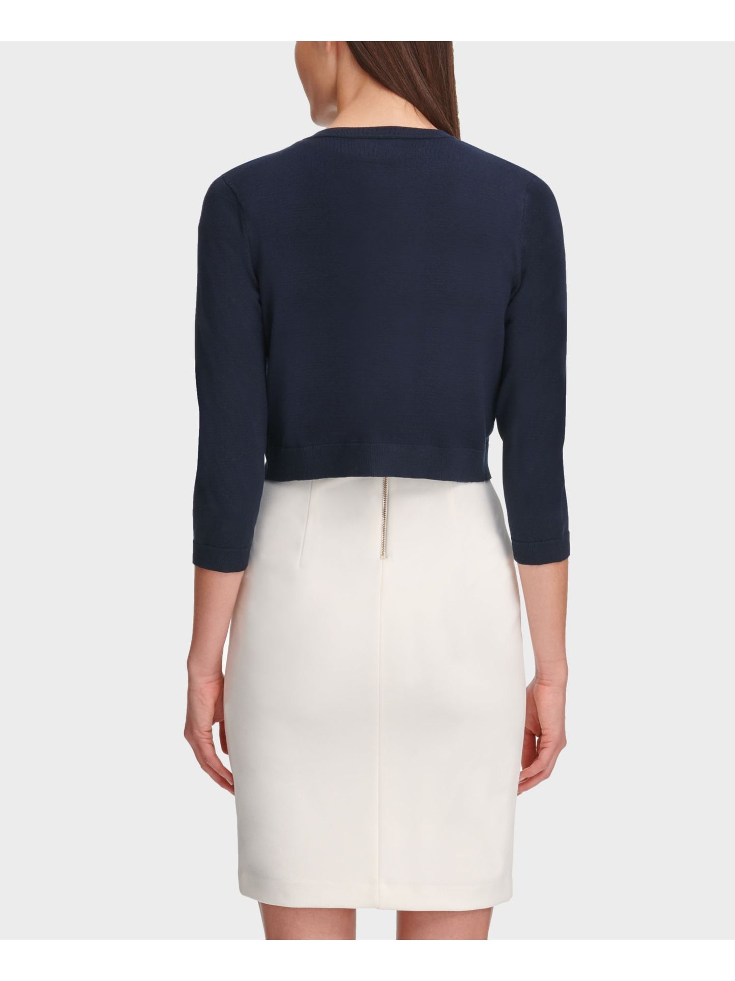 Tommy Hilfiger Women's Floral Long Sleeve Open Cardigan Sweater Blue Size X-Large