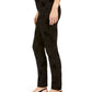 Alfani Women's Velvet Flocked High Waist Skinny Pants Black Size 4