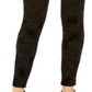 Alfani Women's Velvet Flocked High Waist Skinny Pants Black Size 4