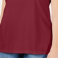Karen Scott Women's Basketweave Trim Flutter Sleeve Top Red Size Small