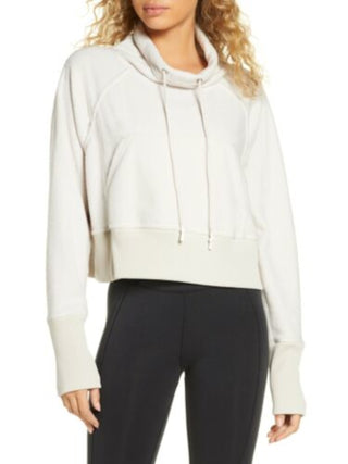 Free People Women's Long Sleeve Turtle Neck Sweater Beige Size Small