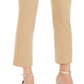 INC International Concepts Women's Slim Fit Flat Ankle Stretch Dress Pants Brown Size 18