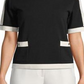 Anne Klein Women's Front Pockets Knit Top Black Size Medium