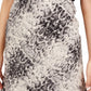 INC International Concepts Women's Snake Print a line Skirt Black Size Small
