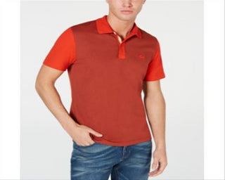 Lacoste Men's Colorblocked Polo Shirt Red Size 6