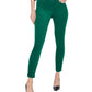NYDJ Women's Zippered Pocketed Tummy control Skinny Pants Green Size 6