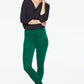 NYDJ Women's Zippered Pocketed Tummy control Skinny Pants Green Size 6