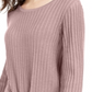 INC International Concepts Women's Sweater Nude Long Sleeve Tie Front Pullover Pink Size X-Small