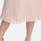 DKNY Women's Stretch Pull on MIDI Evening Accordion Pleat Skirt Pink Size X-Large