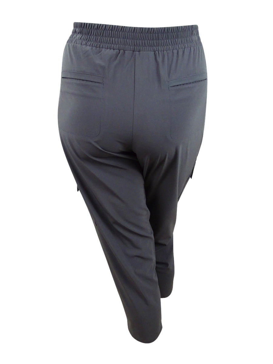 Ideology Women's Recycled Woven Cargo Pants Gray Size Small