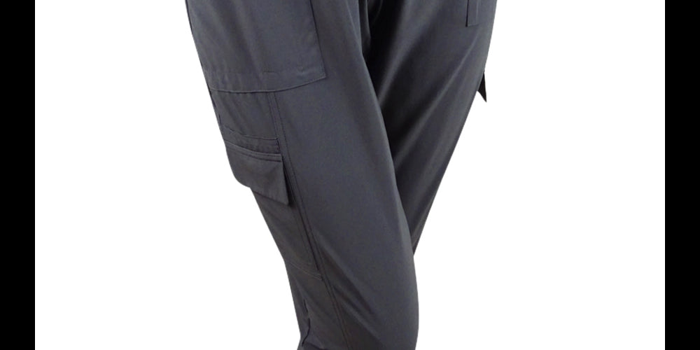 Ideology Women's Recycled Woven Cargo Pants Gray Size Small
