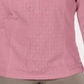 Karen Scott Women's Eyelet Front Cotton Henley Top Pink Size Petite