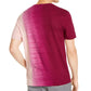 INC International Concepts Men's T-Shirt Magenta Graphic Ombre Split Neck Tee Purple Size X-Large