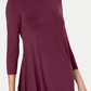 Alfani Women's Asymmetrical Hem Top Wine Size X-Large