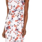 Calvin Klein Women's Floral Print Scuba Sheath Dress Pink Size 12