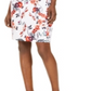 Calvin Klein Women's Floral Print Scuba Sheath Dress Pink Size 12