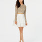 City Studios Junior's Lace Contrast 2 Pc Dress Brown Size 11