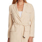 Vince Camuto Women's Belted Safari Blazer Beige Size Large
