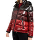 GUESS Women's Gina Ombre Puffer Coat Black Size L