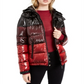 GUESS Women's Gina Ombre Puffer Coat Black Size L